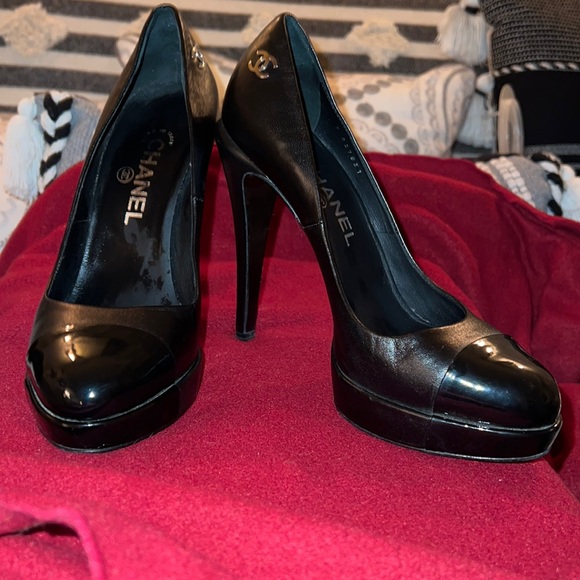 CHANEL Shoes - Chanel platforms heels.